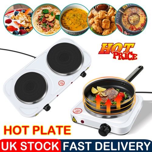Electric white hobs cooker - hobs,