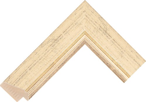 50mm wide gold reverse wood - gold,