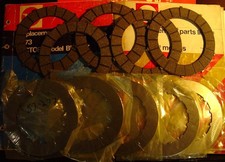 1971-73 BSA B25, B50, 1971-74 TRIUMPH TR5MX, T25 OIF, OEM Clutch Plate Set, UK