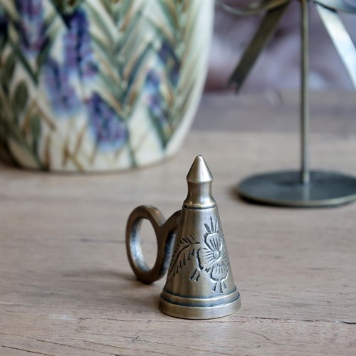 Brass candle snuffer antique - candle,