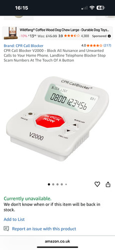 Cpr call blocker - cpr, v2000