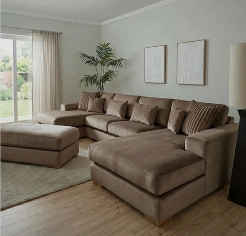 Chaise shape sofa luxury - u-shape, –
