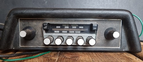 Ekco excel vintage car radio - ekco,