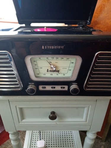 Steepletone radio and record - radio,