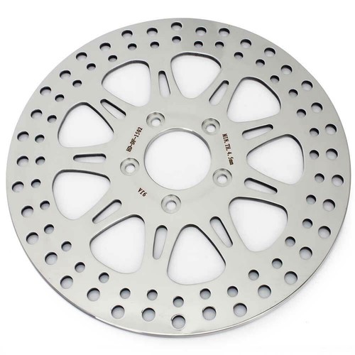 Polished front brake - 11.5",