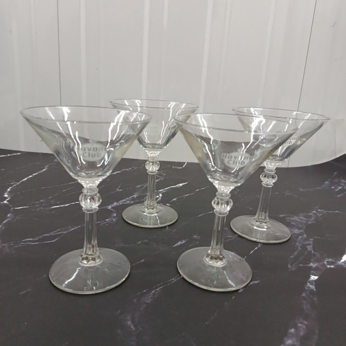 Havana club martini - havana, glasses