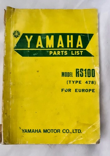 Yamaha rs100 motorcycle parts - yamaha,