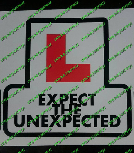 Plate expect the unexpected - l,