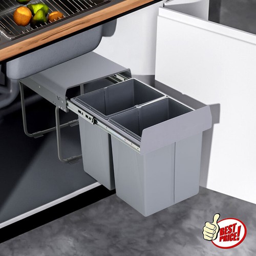 Pull out kitchen bin - out,