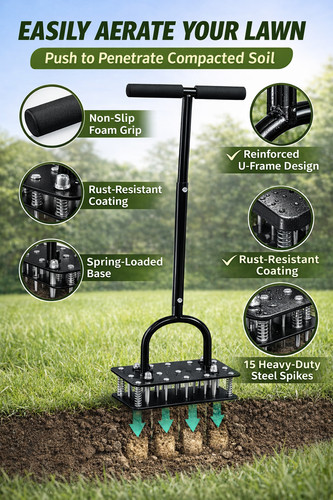 Lawn aerator spike metal - aerator,
