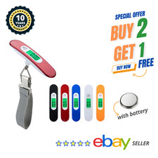 MKR 50KG DIGITAL TRAVEL PORTABLE HANDHELD LUGGAGE WEIGHING SCALES SUITCASE BAG