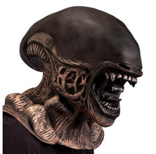 CARNEVALE HALLOWEEN MASCHERA LATTICE ALIENO ALIEN VS PREDATOR LATEX MASK 01964