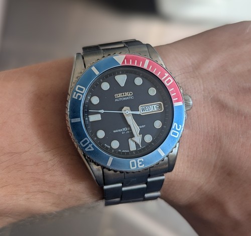 Seiko skx033j pepsi - skx033j, "pepsi"