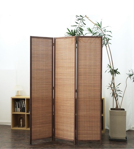Panel bamboo room divider - bamboo,