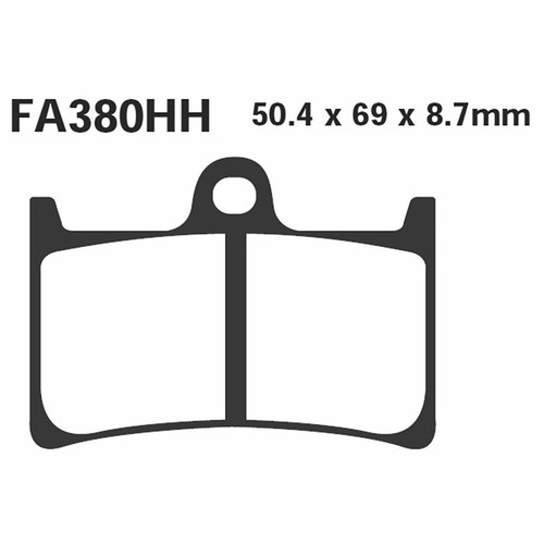 Pair pads ebc fa380hh - pair,