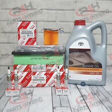 Lexus RC300H Service Kit 2015 TO 2020 Genuine 0W20 Oil Spark Plugs & All Filters