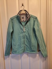 Lazy Jacks Womens LJ33 Cotton Zip Through Sweatshirt Jacket Spearmint Turquoise
