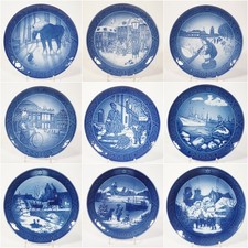 Royal Copenhagen 1957-2019 Christmas Plates Porcelain Collection Christmas Plates