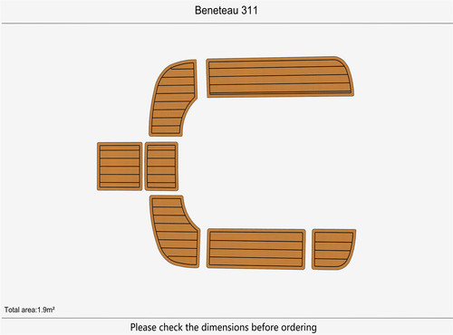 Beneteau 311 boat flooring - boat,