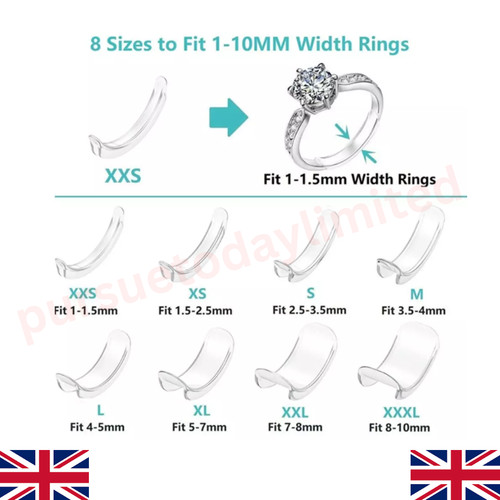 Invisible clear ring size - invisible,