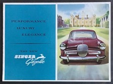 SINGER GAZELLE Saloon & Convertible Car Sales Brochure 1958 #533/H