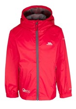 Trespass Qikpac Kids Waterproof Jacket Breathable Raincoat Packable Age 3-4 Year