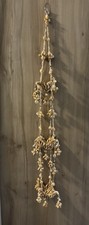 ? Vintage 3-Tier Seashell Hanging Planter 46” – Boho Coastal Décor ? Handmade