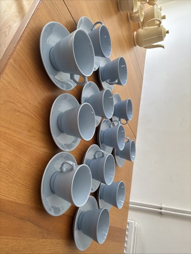 Woods ware iris blue vintage - ware,