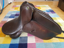 Ideal Jessica Dressage Saddle Brown 17" Wide