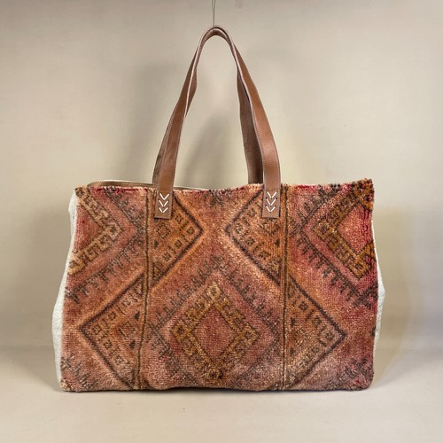 Vintage carpet bag - carpet, large