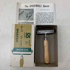 Vintage Brayer #4172 Speedball Rubber Ink Roller USA 2.5” Printmaking Art