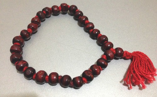 Mala counter rose red - counter, 27+1