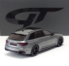 Audi RS4 Avant (B9) Competition 2022 Gray / Black Rims 1:18 GT456 GT-SPIRIT