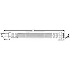 Borg & Beck Brake Hose -