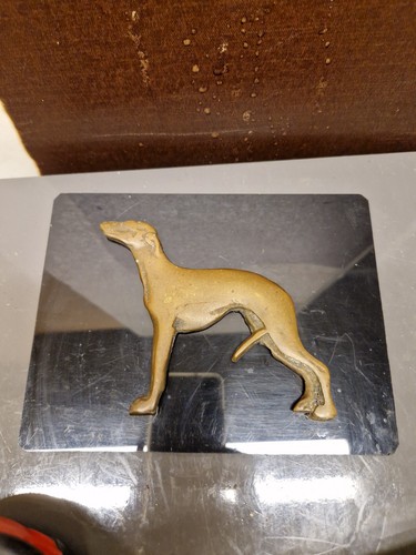 Metal brass bronze greyhound - metal,