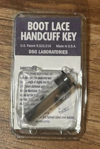 Boot lace handcuff key - boot, new-