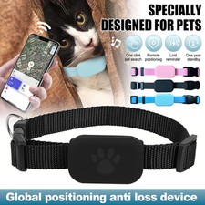 Pet Cat Dog GPS Locator Tracker Anti Lost Tracking Finder Device with Collar