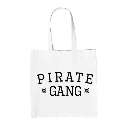 Pirate gang canvas tote - canvas, bag