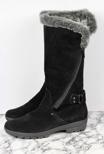 Aquatalia black suede - black,