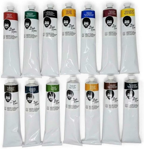 Bob ross landscape oil colour - oil,