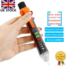 Voltage Pen Electric Power Alert Detector Tester UK 1AC-D Volt Non Contact