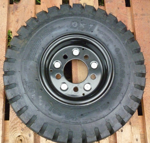 Bkt 801 rubber tyre - 6.00-9, pl-801