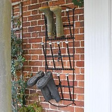 Black Wall Mounted 6 Pair