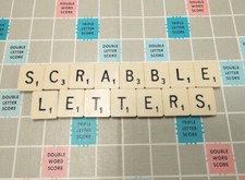 Individual Scrabble Letters Tiles Spares Replacements Vintage Spears games .