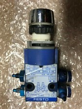 Festo SVS-3-1/8 Pneumatic Front Panel Valve With Pushbutton Actuator/ Type 10190