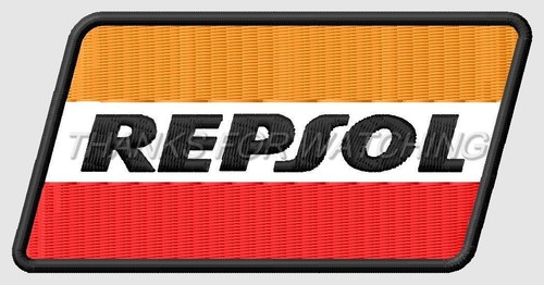 Repsol embroidered patch - repsol,