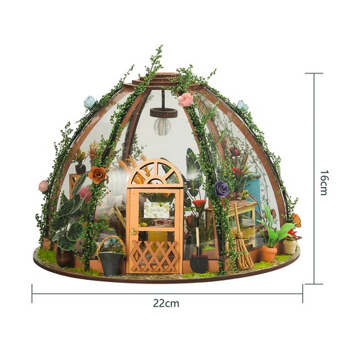 Diy miniature dollhouse kit - miniature,