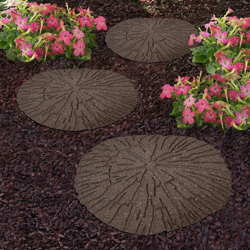 Garden pathway stepping stones - garden,