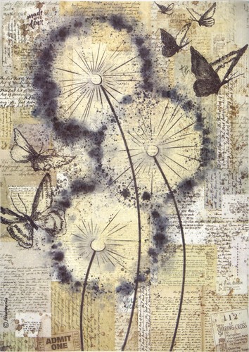 Rice paper for decoupage - for,