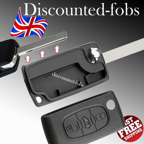 Button flip remote key fob - flip,